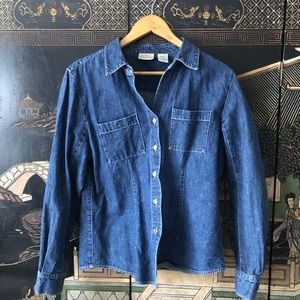 Vintage denim button down shirt